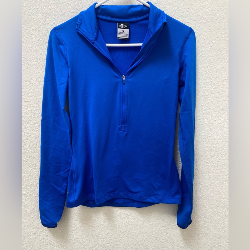 Nike Dri Fit workout top with thumb holes